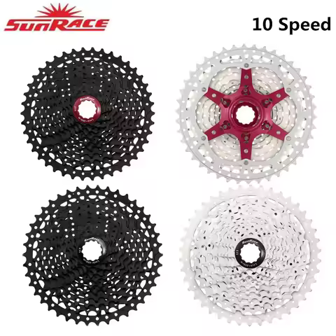 Sunrace 10 Speed Cassette CSMS3 CSMX3 11-40T 42T 46T 51T Bike Cassette fit Shimano SRAM Flywheel 11-
