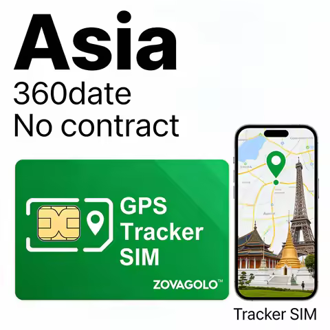 Asia 4G LTE M2M SIM card for GPS devices – 360MB/360 days, smart watches, pet collars, walkie talkie
