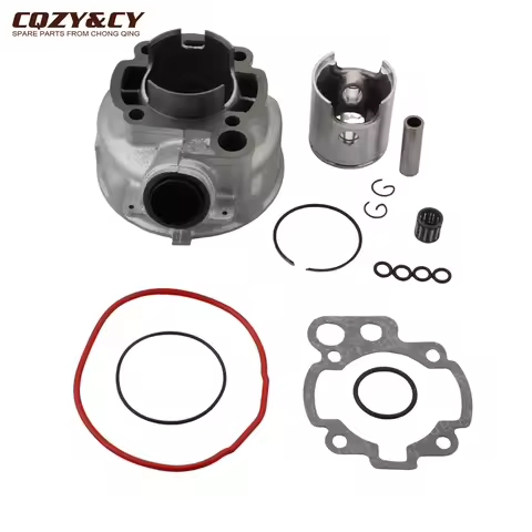 Motorcycle 49mm 90cc Big Bore Cylinder Kit For Yamaha DT50 TZR 50 AM6 Minarelli 2 Stroke Engine Part