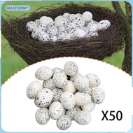[mojotorw7] Artificial Bird Eggs Mini Fake Foam Eggs DIY Graffiti Basket Stuffers for Miniature Item
