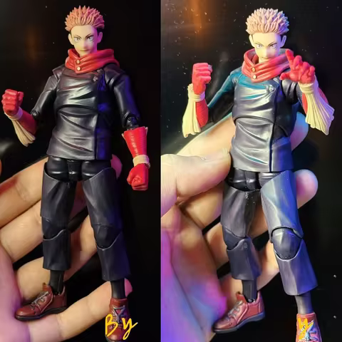 Handmade 1/12 Soldier Itadori Yuji Shinjuku Showdown Handpiece Modification Pack Accessories For 6in