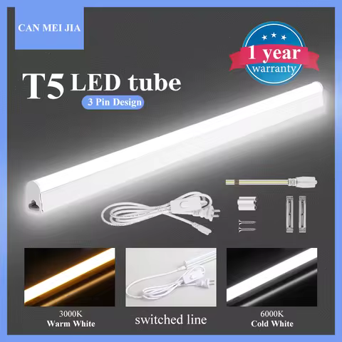 Led Tube Light T5 T8 Super Bright 220V Home Kitchen Cabinet Lamps Tube Bar 6W For Living Room Bedroo