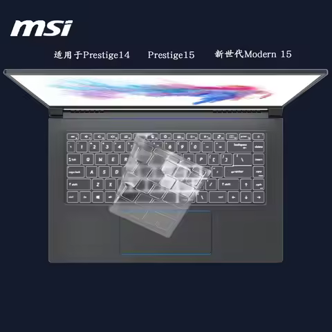 for MSI Modern 14 B11MOU / MSI Prestige 14 A10SC A10RB b10mw / Modern 15 A10M A10RAS TPU laptop keyb