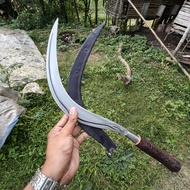 Clurit khas madura ukuran 50cm bahan baja hitam