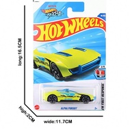 Hot Wheels Hot Traffic Series Car C4982-25A No. 18 - Alpha Police Car 1:64 Racing Collectible Racing