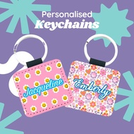 🇸🇬SG SELLER Personalised Keychain Customised Key Chain Key Tag Christmas Gift Gift Customised Gifts Personalised Gift