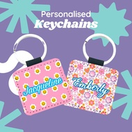 🇸🇬SG SELLER Personalised Keychain Customised Key Chain Key Tag Christmas Gift Gift Customised Gifts 