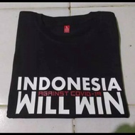 Indonesian T-shirts, covid-19, win distro T-shirts, Word T-shirts