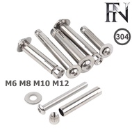 304 Stainless Steel Wall Plug M6 M8 M10 M12Expansion Anchor Bolts