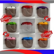 BOGO & BOGGO & CS2 Visor 100% Original 3 Button Colour Cap Clear Jernih Smoke Dark Black Color SGV M