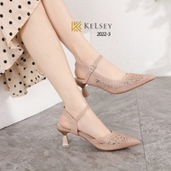 KELSEY 2022-3 KL SEPATU HEELS WANITA IMPORT CANTIK MURAH TERBARU