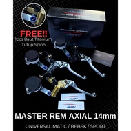 16mm RADIAL BRAKE MASTER 14mm AXIAL/ RIGHT TUBE MIOBIG SCOOPY FINO AEROX NMAX NINJA PCXBEAT Nissin C
