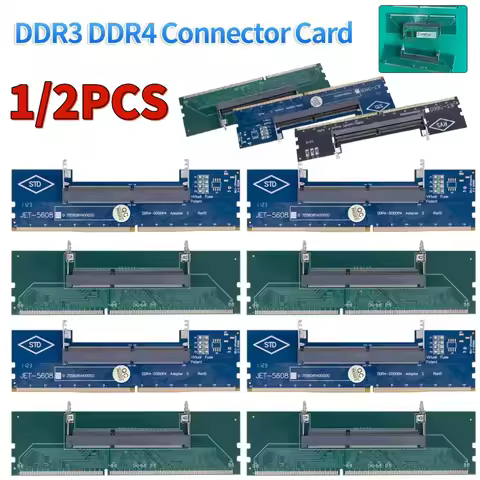 DDR3 DDR4 DDR5 Laptop To Desktop SO-DIMM To PC DIMM Card Memory RAM Memory Adapter Gaming Laptop RAM