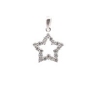 C4982 CZ PAVE OPEN STAR SC 1.63G