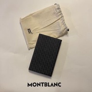 全新 Montblanc 萬寶龍 logo 皮革 橫格 筆記本