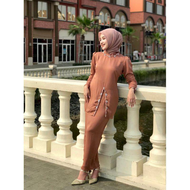 HEGAR STORE- TERMURAH NEW ONESET SILK PREMIUM ELIZA BAJU KURUNG WANITA TREND 2024 DRESS MELAYU PESTA