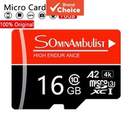 SomnAmbulist Original 16GB Micro SD (TF) Card - Class 10 A1/A2 High-Speed for Dashcams & Cameras 80M