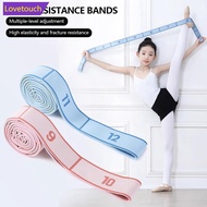 LOVETOUCH 8/10/12 Grid Multi Stage Yoga Stretch Band Latin Dance Stretch Band Correct Posture Elasti