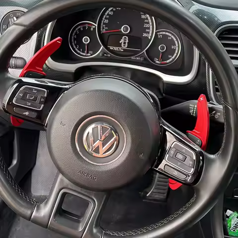 Steering Wheel Paddle Extension Shift Cover For VW Golf 5 6 MK6 GTI R Jetta MK5 Passat B6 B7 CC Polo