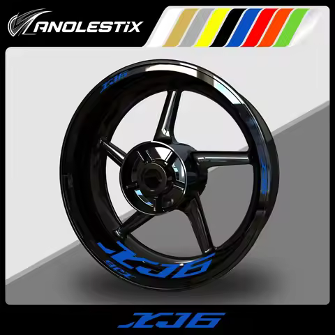 AnoleStix Reflective Motorcycle Wheel Sticker Hub Decal Rim Stripe Tape For YAMAHA XJ 6 600 XJ6 2019