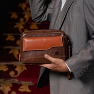 Handbag Clutch Tas Tangan Hand Bag Pria Cowok Kulit Sapi Asli Premium Original 100% Branded