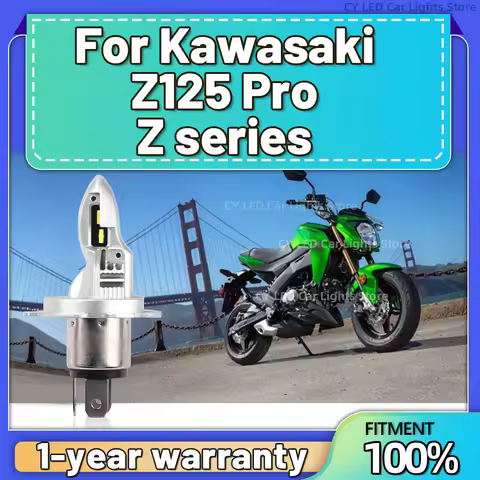 1PCS 1500LM Motorcycle Headlight LED H4 Bulbs Moto LED Motorbike Headlight Lamp 6000K White 12V For 