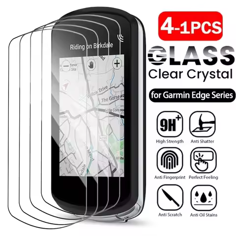 Premium Tempered Glass for Garmin Edge 1040 1030 820 830 520 530 130 Cycling Stopwatch Screen Protec