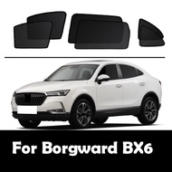For Borgward BX6 2018 Car Side Window Sun Shade Mesh Curtains Sun Visor Car Window Shade Sunshade He