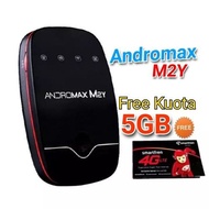 Mifi Modem Wifi Smartfren Andromax M2Y Free kuota 5GB - Modem wifi 4G