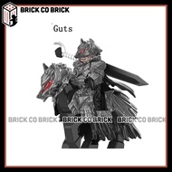 Guts and Guts Horse Character Medieval Soldier Figure Model Guts Knight and War Horse Model FQ101 - 