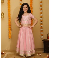 Designer Girls Lehenga Choli Set - Indian Ethnic Wear Deepawali