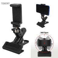 tonemy Funien Metal Guitar Bass Phone Holder Live Broadcast Bracket Ukulele Headstock  Fits Mobile P