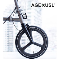 Aceoffix Bike Wheelset 16 Inch 349 Wheels Carbon Fiber 2-7 speeds For Brompton P line ACE C5