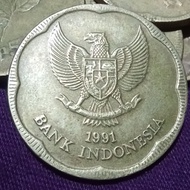 Koin 500 melati tahun 1991