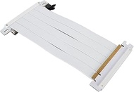 PCIE 4.0 X16 Extender Riser Cable, GPU Extension Cable High Speed Stable Flexible 180 Degree Double