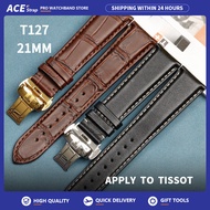 Apply To 21mm TISSOT Watch Strap,  Leather Replacement Band For TISSOT T127 Series (T127410 / T12740
