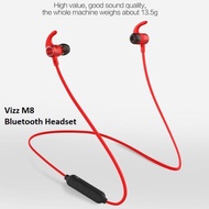 Stereo Wireless Sport Headset Vizz VZ-M8 100% Earphone Handsfree VZM8 For XiaoMi Oppo Vivo Samsung L