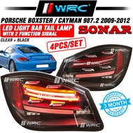 Sonar Porsche Boxster / Cayman 987.2 2009 - 2012 Led Light Bar Tail Lamp With 2 Function Signal