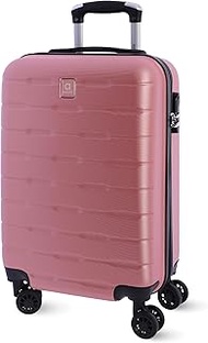 Hand Luggage Suitcase 55 x 40 x 20 cm | Lightweight Cabin Trolley Hard Shell with 4 Wheels | Cabin L