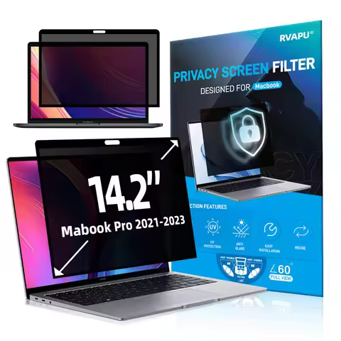 for Macbook Pro14.2 inch Max Screen Protector Privacy Filter Removable Anti Peeping Blue Light Glare