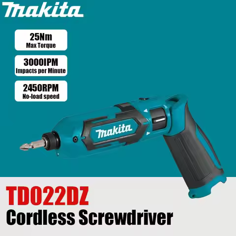 Makita TD022D Cordless Electric Screwdriver 7.2V Li-Ion 25Nm Folding Electric Screwdriver Drill Hous