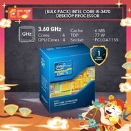 🔥(Bulk Pack) Intel Core i5-3470 / Core i5-6500 / Core i5-8400 / Core i5-8500T / CORE i5-8600 Desktop