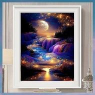 [hotkeystore.]  Without Frame 30 X 40 cm Full Layout" Beach Moonlight" Wall Decor 30X40cm