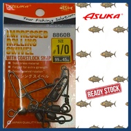ASUKA Impressed Rolling Swivel With Coastlock Snap 8860B / Rolling Swivel