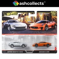 Hotwheels Premium James Bond 007 Spectre Twin Pack Aston Martin DB10 Jaguar C-X75 [ashcollects]