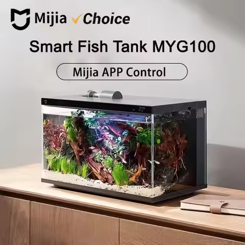 Mijia Smart Fish Tank MYG100 Work with Mijia APP Mobile Controlled Remote Feeding Smart Lighting Sys