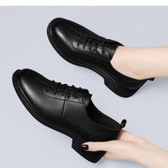 รองเท้าผู้หญิงฤดูใบไม้ร่วง2021รองเท้าหนังสไตล์อังกฤษใหม่แฟชั่นเกาหลีรองเท้าส้นแบนทุกแบบ