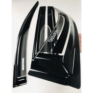 Mitsubishi Montero 2016 to 2023 2024 2025 2026 BlackNet VG Rain Visor Window Guard /IM