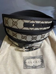 Gucci Belt (全新深啡色GUCCI皮帶，118cm長，意大利製造，有塵袋)