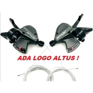 Shifter 9 27 speed SHIMANO altus m370 rightKiri Bicycle gear Shifter pair MTB RB 9speed m 370